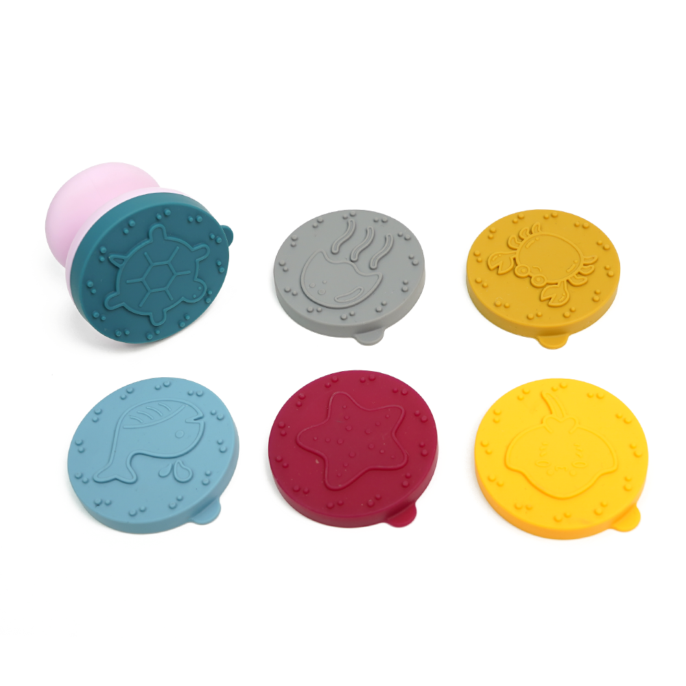 Play-Doh Stamp Set – Sea Creatures (6 Stamps + Handle)