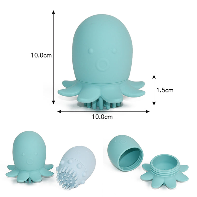 Octopus Silicone Bath Toy & Scalp Scrubber