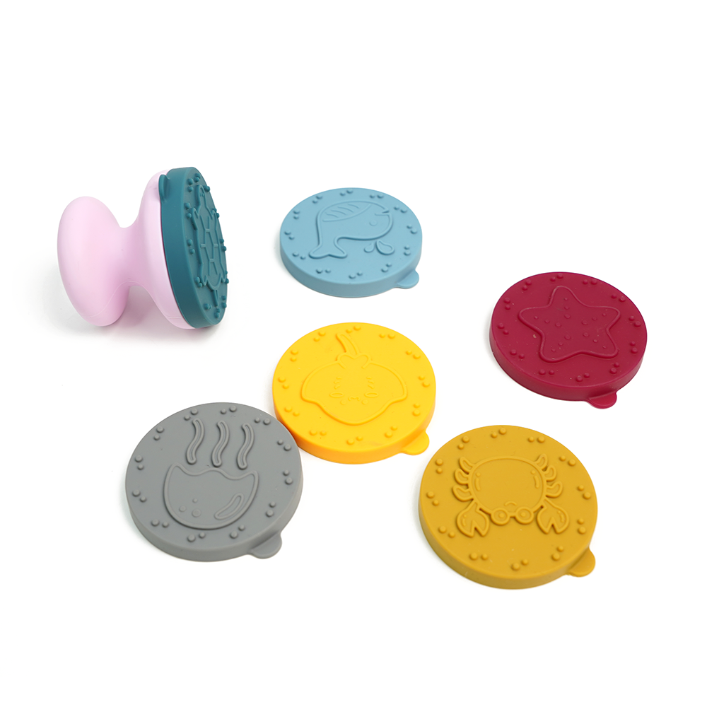 Play-Doh Stamp Set – Sea Creatures (6 Stamps + Handle)