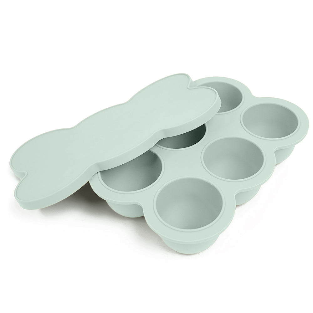 Silicone Freezer Tray with Lid – Sage
