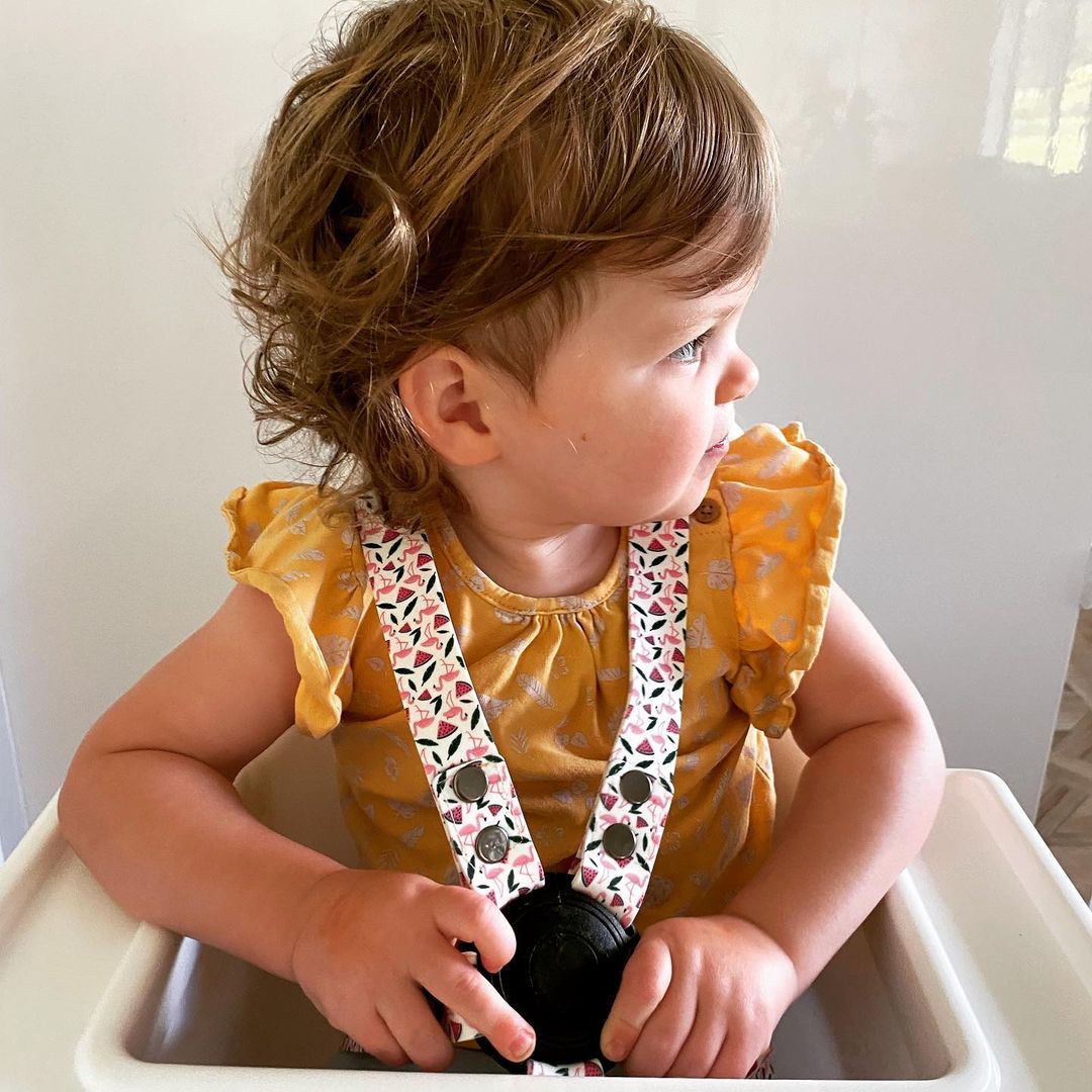 toddler with innovative high chair solution wipeable high chair harness